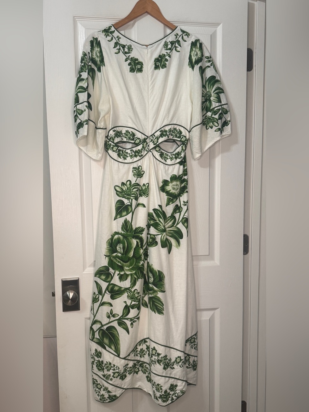 Farm Rio Floral Cascade Midi Dress - Picture 7 of 15